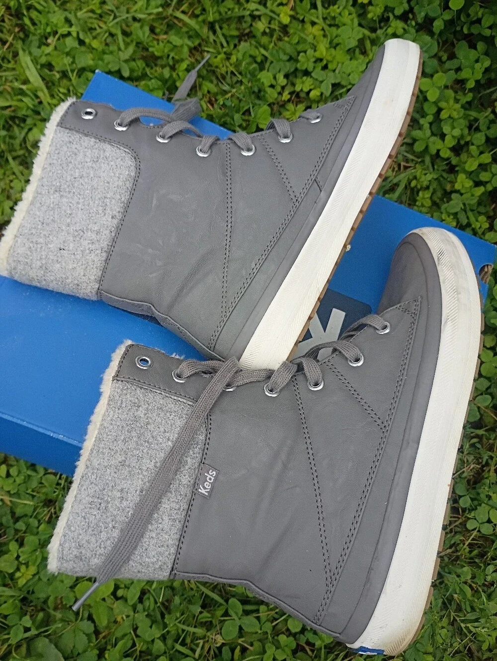 Keds cozy gray